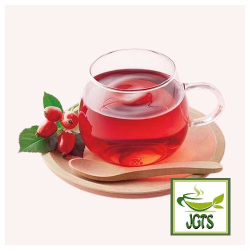 Nittoh Rose Hip Tea - Rose Hip tea in glass