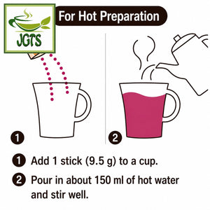 (Nittoh) - Blissful Fruit Tea Sangria - Instructiobns to prepare hot (E)