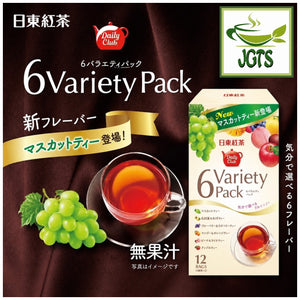 (Nittoh) -  Daily Club 6 Variety Pack (12 Bags - New Muscat Flavor