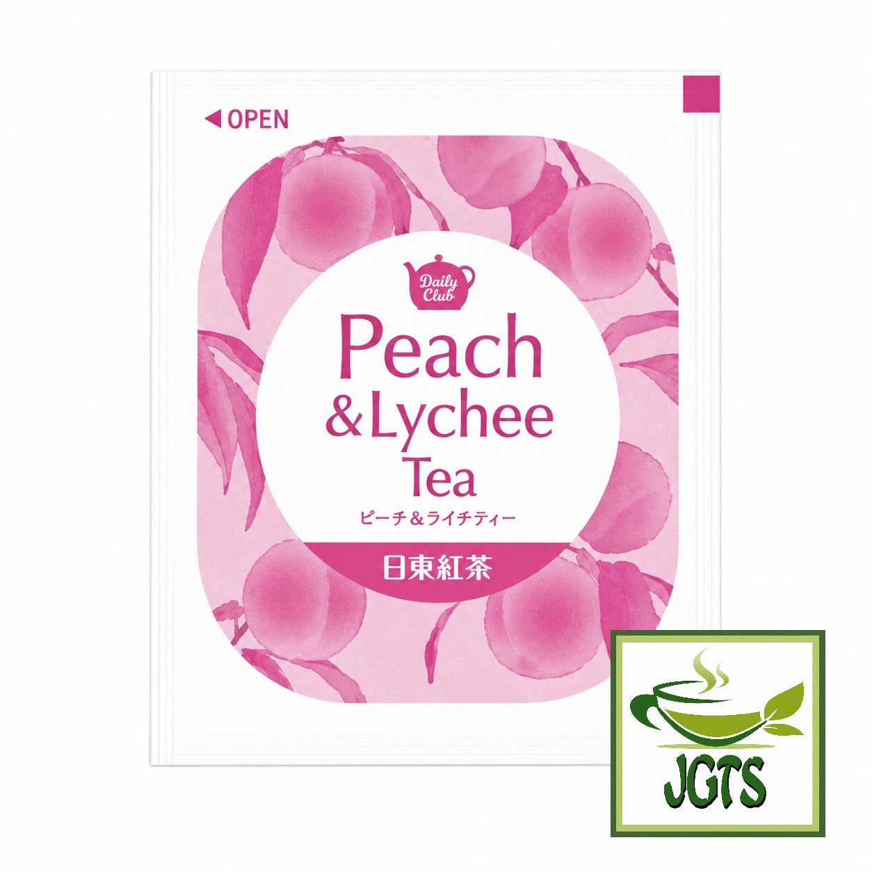 (Nittoh) -  Daily Club 6 Variety Pack (12 Bags - Peach and Lychee tea