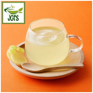 (Nittoh) - Ginger & Yuzu Tea - Brewed Uzu Ginger in glass