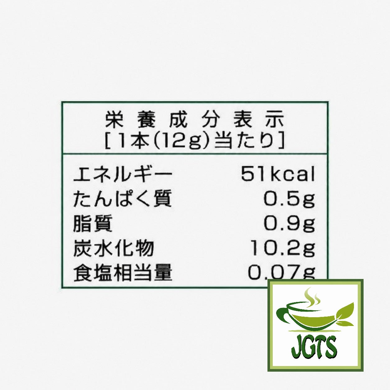 (Nittoh) - Matcha Au Lait - Nutrition Information
