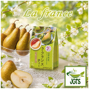 (Nittoh) - Nigiwai Tohoku La France Tea - La France pear package and pears