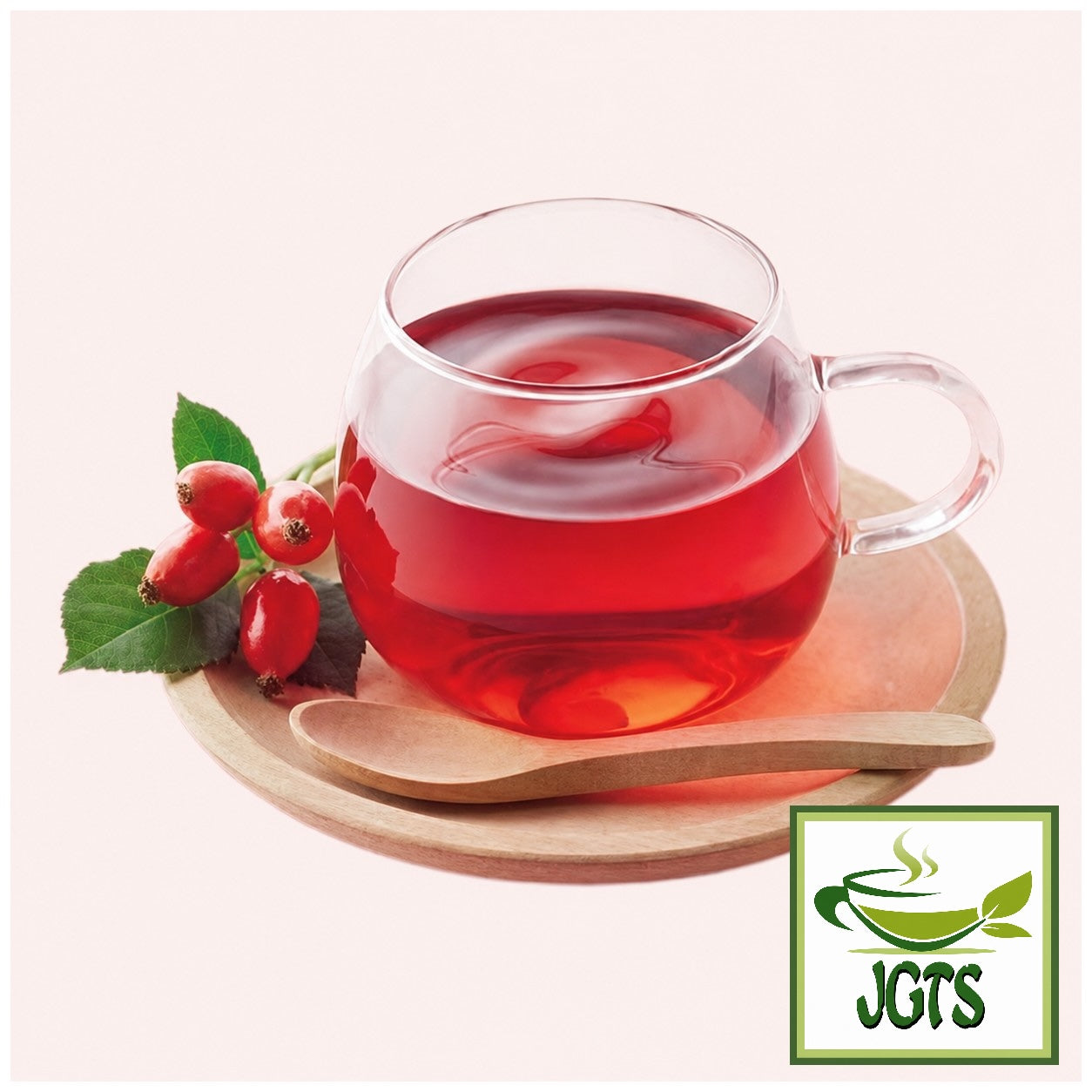 (Nittoh) - Rose Hip Tea - Rose Hip tea in glass