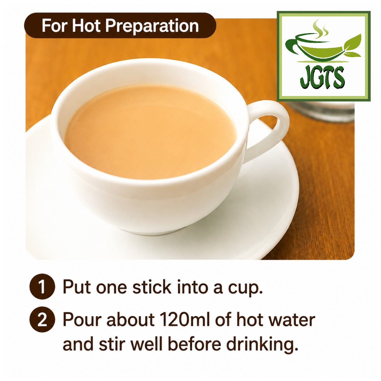 (Nittoh) - Royal Milk Tea Off Time - How to brew hot caffeineless royal milk tea (E)