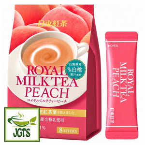 (Nittoh) Royal Milk Tea Peach - Package and one stick