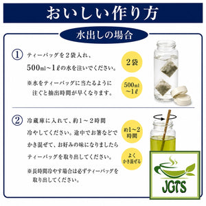Nomura Sangyo -  Sencha Green Tea Bags - Instructions to prepare my bottle