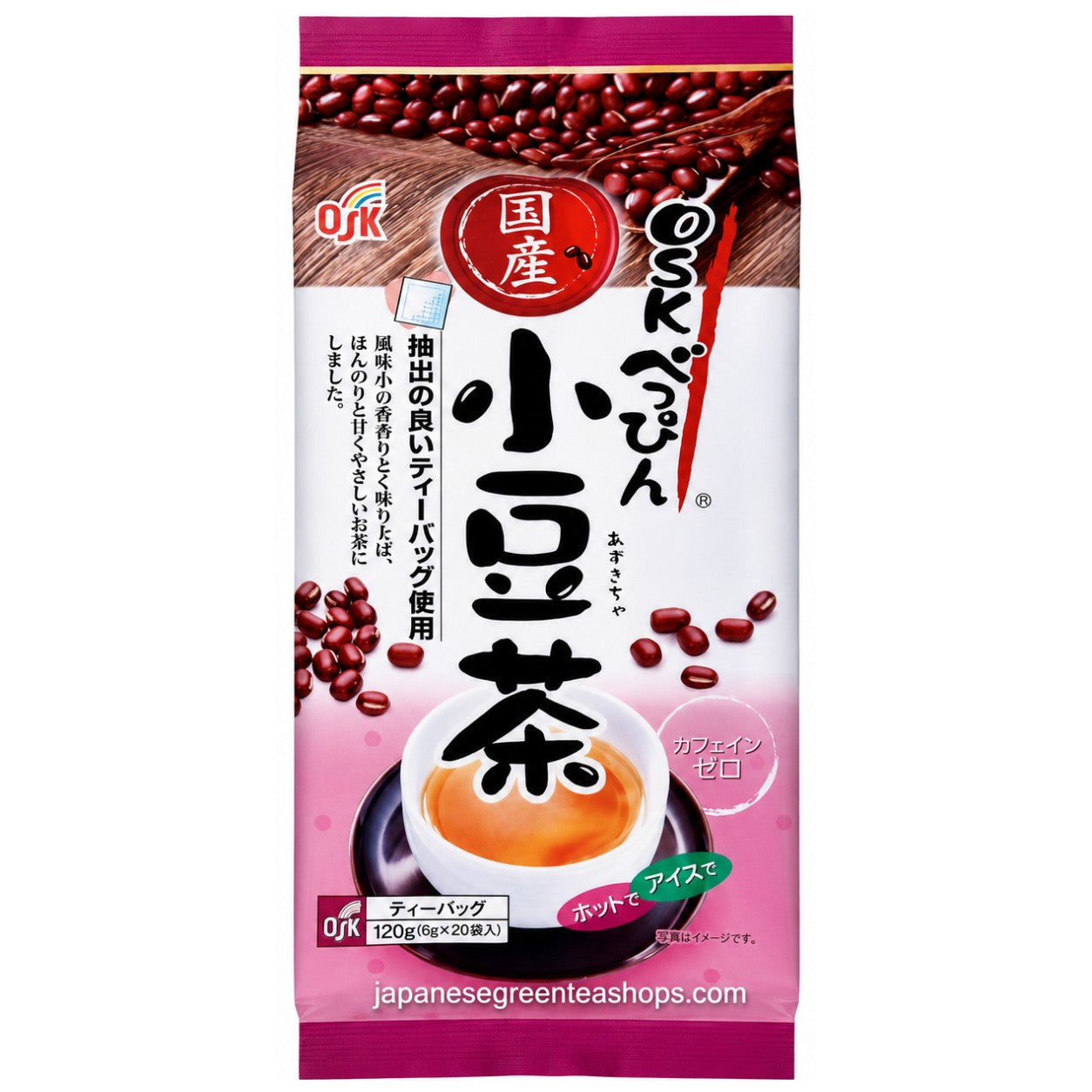 (OSK) Beppin Red Bean (Azuki) Tea Bags