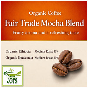 Ogawa Coffee Shop - Fair Trade Mocha Blend Ground Coffee Fruity aroma and refreshing taste (E)