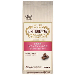 Ogawa Coffee Shop Organic Decaffeinated Mocha Blend Ground Coffee