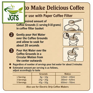 (Ogawa Coffee Shop) - Blue Mountain Blend Coffee Beans - Ogawa coffee bean selection - How to Brew Delicious Ground Coffee (E)