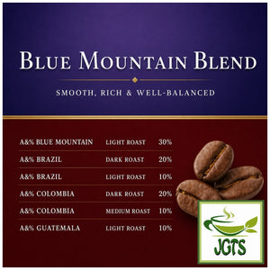 (Ogawa Coffee Shop) - Blue Mountain Blend Coffee Beans - Smooth rich and well balanced (E)