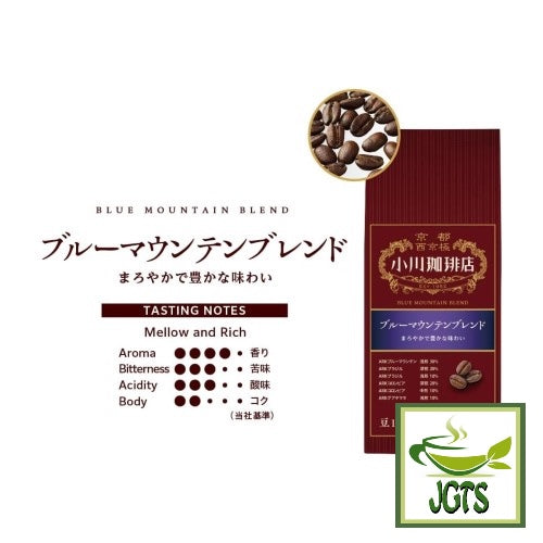 (Ogawa Coffee Shop) Blue Mountain Blend Coffee Beans - Flavor chart