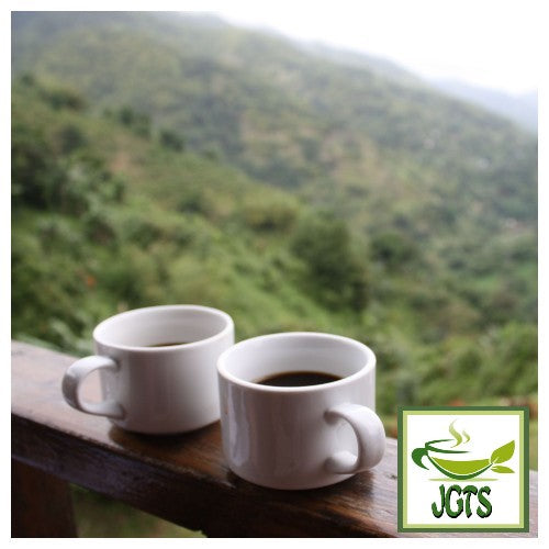 (Ogawa Coffee Shop) Blue Mountain Blend Ground Coffee - Brewed Coffee in Cup