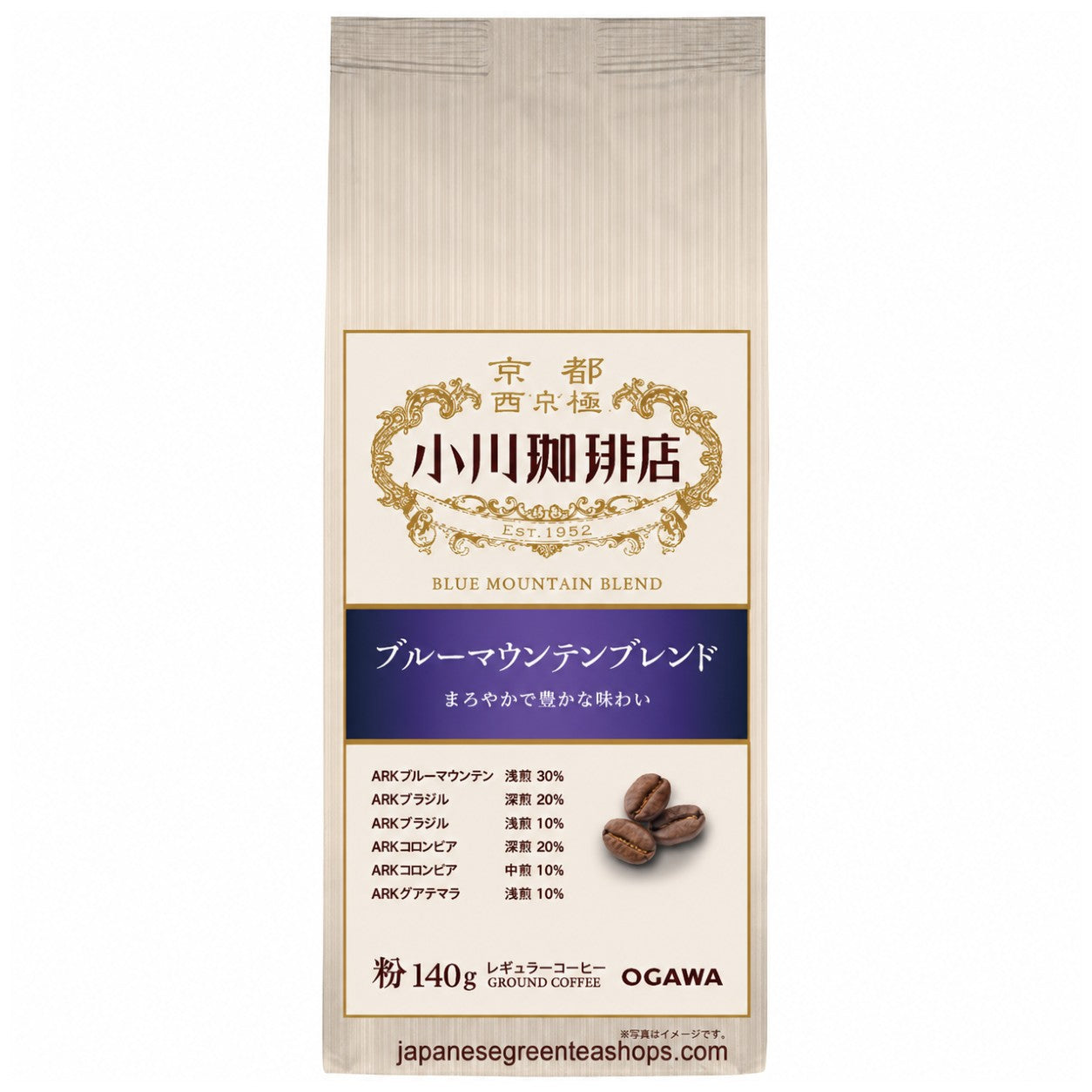 Ogawa Coffee Shop ~ Blue Mountain Blend Ground Coffee