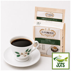 (Ogawa) - Coffee Shop Original Organic Blend Drip Ground Coffee - Drip filter on Coffee cup