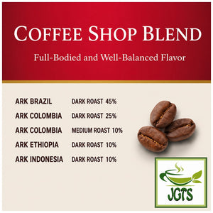 Ogawa ~ Coffee Shop "Shop Blend" Ground Coffee - Full bodied well balanced flavor (E)