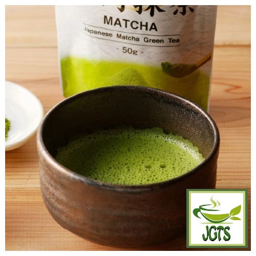 Oigawa Shizuoka Matcha - Fresh whisked in matcha bowl