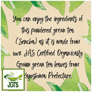 Organic - Kagoshima Sencha Green Tea - 100% Organic tea leaves