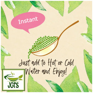 Organic - Powdered Green Tea from Kagoshima - Powdered type easily dissolves in hot or cold water
