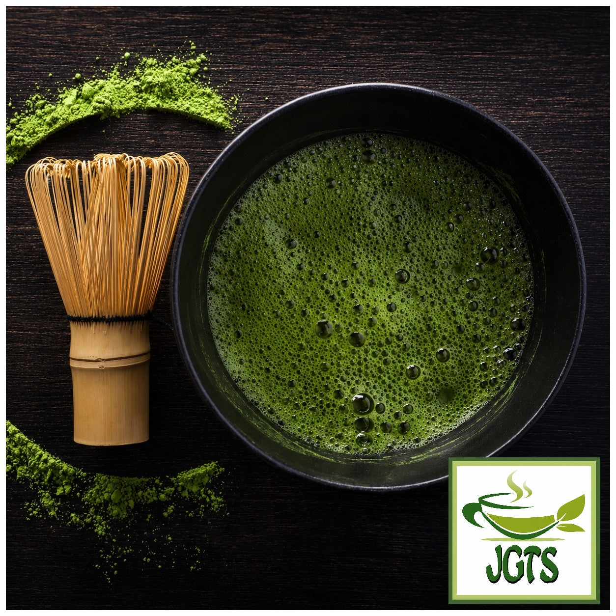 (Riwaen) Japanese Matcha - Whisked in matcha bowl 