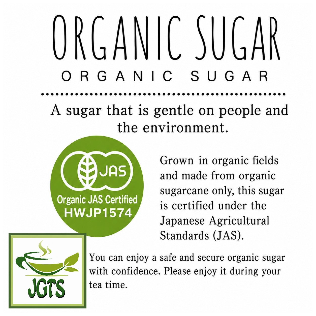 Sakura . Organic Sugar - 100% Organic sugar (E)