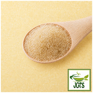 Sakura Organic Sugar 30 Sticks - Organic sugar on a spoon