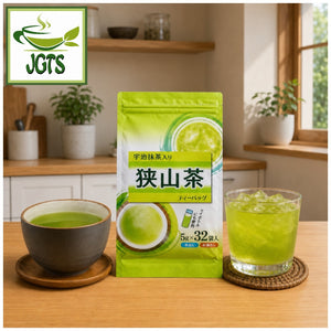 Sayama Green Tea with Uji Matcha - Package with hot and iced green tea 