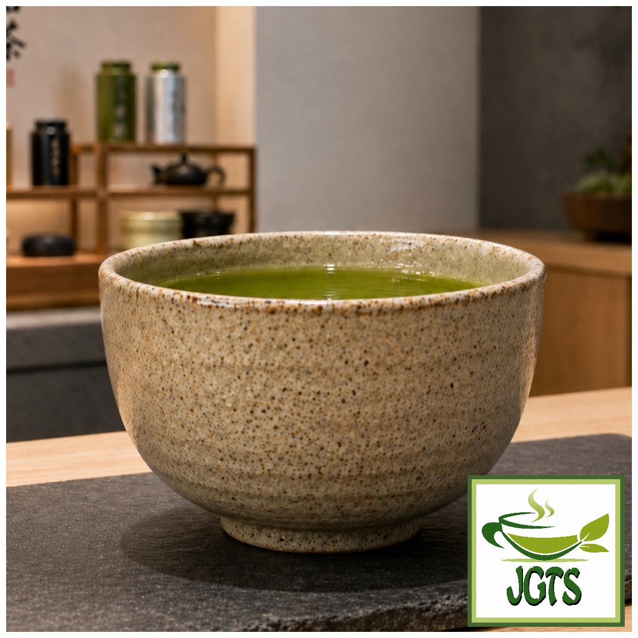 Selected - Uji Sencha Green Tea from Kyoto - Cup of green tea from Uji