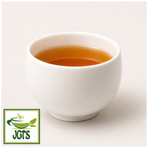 Shizuoka - Roasted Green Tea (Houjicha) - Houjicha brewed in white cup