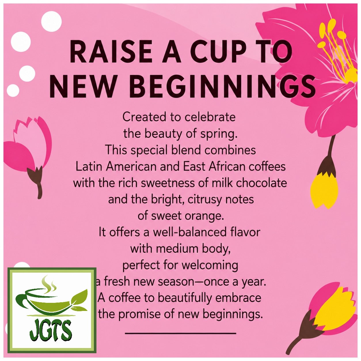 Starbucks - Origami Personal Drip Coffee Spring Blend 4 Pack - New beginnings start in Spring (E)
