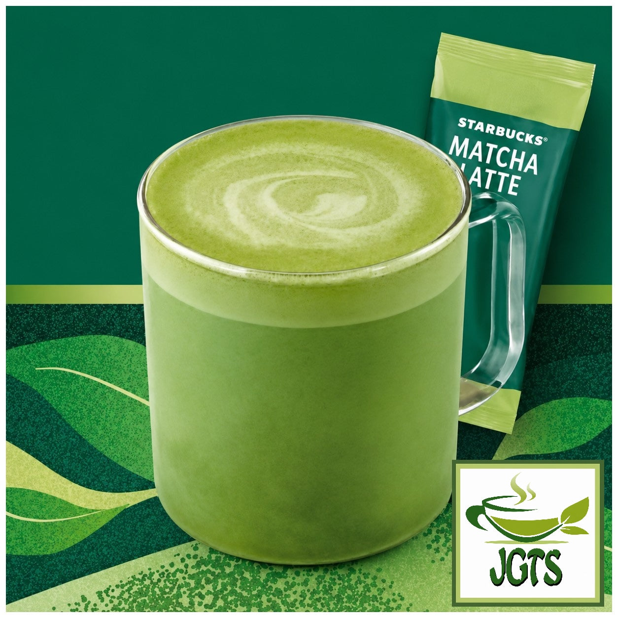 Starbucks - Premium Mix Matcha Latte - Brewed in cup with one package