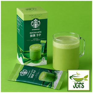 Starbucks - Premium Mix Matcha Latte - One stick brewed in cup with box 