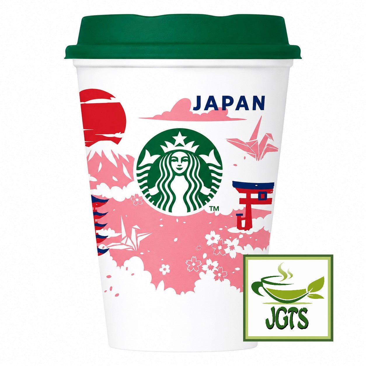 Starbucks - Premium Mix Matcha Latte with Reusable Cup - Cup front
