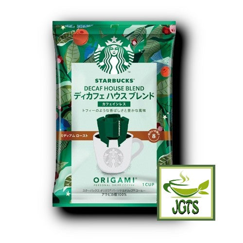 Starbucks Origami Personal Drip Coffee Decaf House Blend - Individually wrapped single serving drip coffee