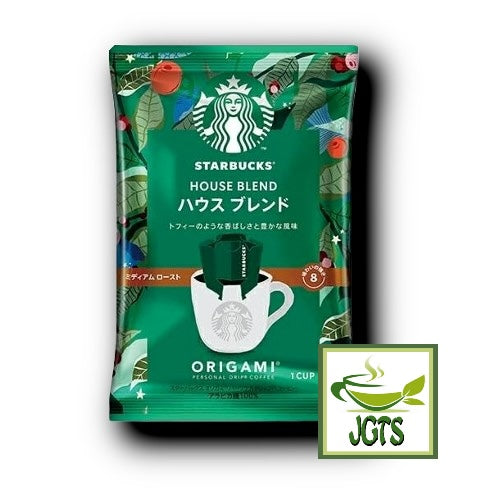 Starbucks Origami Personal Drip Coffee House Blend and Cup - Individually wrapped single serving drip coffee