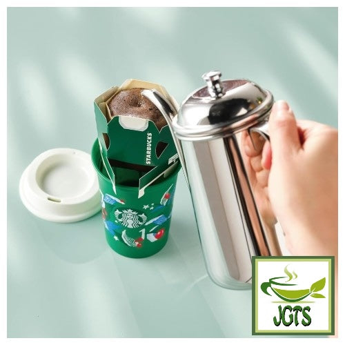 Starbucks Origami Personal Drip Coffee House Blend and Cup - Pour over coffee filter