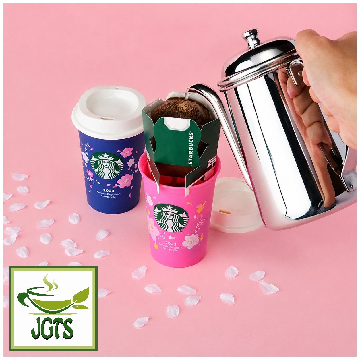 Starbucks Origami Personal Drip Coffee Spring Blend and Cup (1 Pack) - Drip brew in cup
