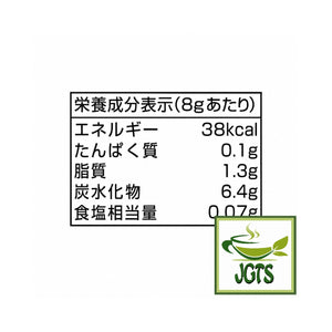 Tea Boutique - Instant Sakura Latte - Nutrition Information