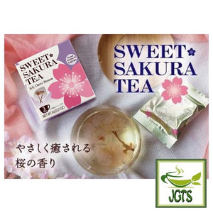 Tea Boutique Sweet Sakura Cherry Blossom Tea - Box Package sakura in a glass