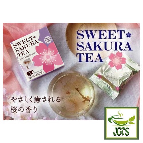 Tea Boutique Sweet Sakura Cherry Blossom Tea - Box Package sakura in a glass