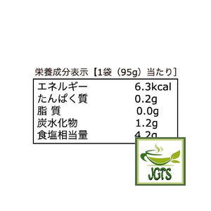 (Todaya) South Shinshu Sakura Tea - Nutrition information