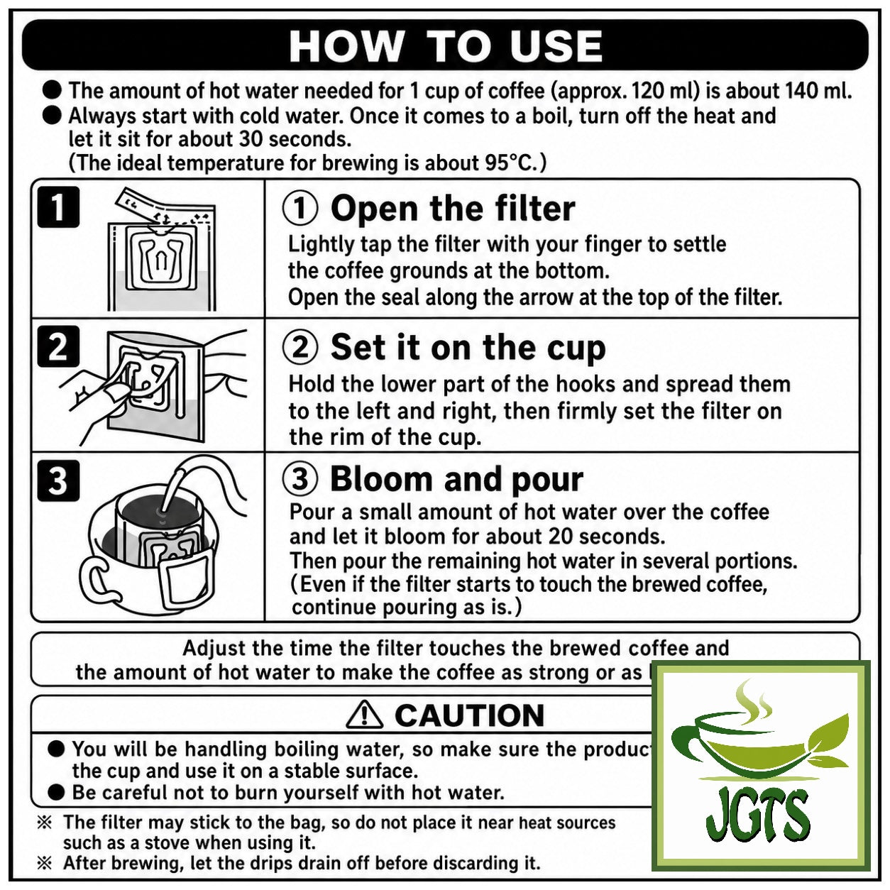 Top Value . Guatemala Blend Drip Coffee - Instructions to drip brew (E)