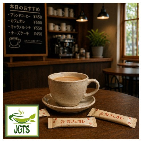 Top Value Cafe Au Lait Stick Coffee (26 Sticks) – Japanese Green