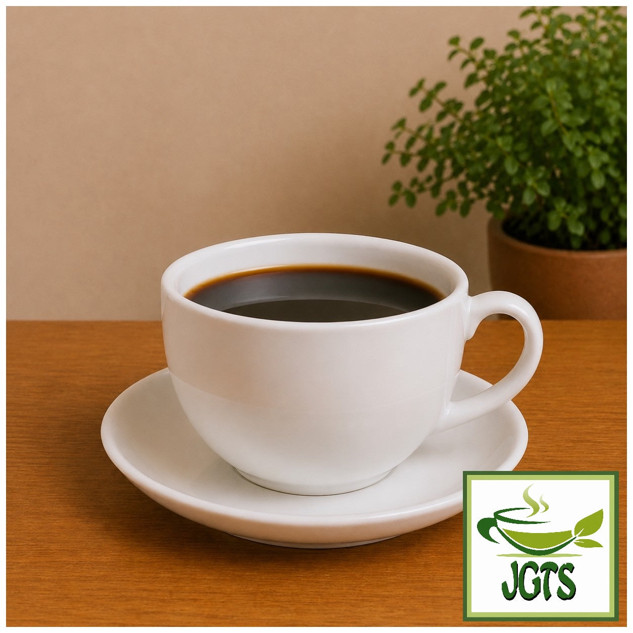 (Top Value) Green Eye Organic & Fairtrade 100% Peruvian Drip Coffee- Cup of brewed coffee