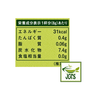 Tsuboichi - Matcha Latte Made with Milk - Nutrition information