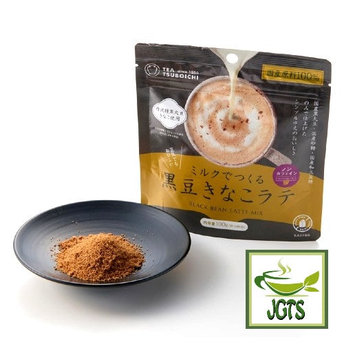 Tsuboichi Black Bean Kinako Latte - Package and powder