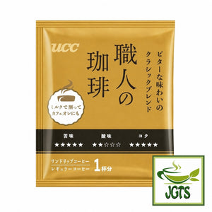 UCC - Artisan's Coffee One-Drip Bitter Classic Blend - Individually wrapped single serving drip coffee filter