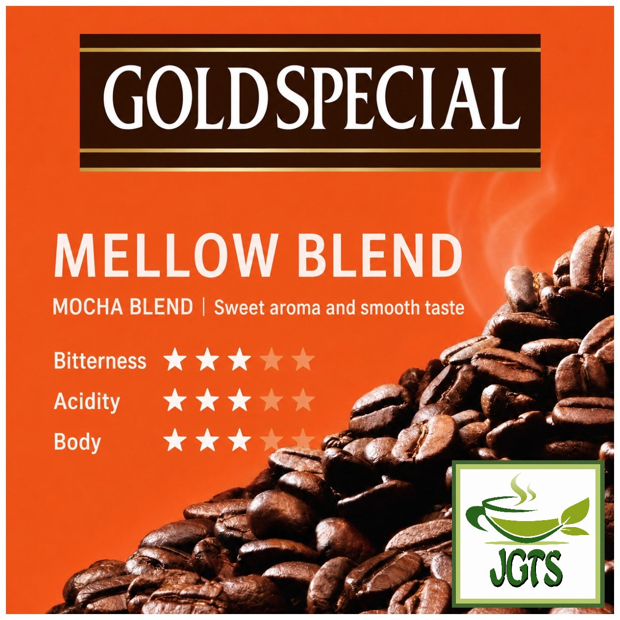UCC - Gold Special "Mellow" Blend Ground Coffee - Coffee flavor chart (E)
