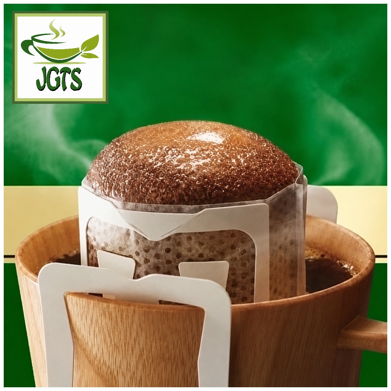 (UCC) - Artisan's Coffee One-Drip Deeply Flavored Special Blend - Coffee drip filter brewed in Cup